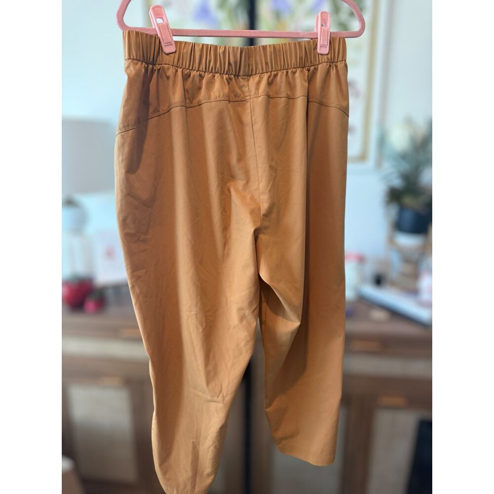 Old Navy Active StretchTech Tapered Elastic Waist Pants Brown Womens Size Large - Picture 4 of 10